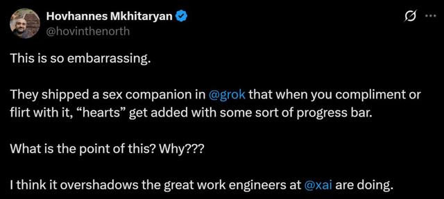 马斯克AI女友上线24h爆火，全球宅男连夜充值，月费30刀隐藏模式杀疯