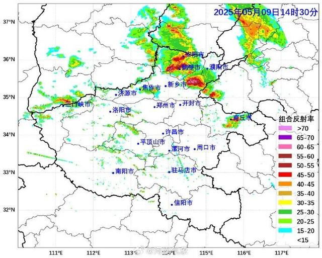 河南多地出现冰雹！局地有雷暴大风、短时强降水，下周气温飙到35℃