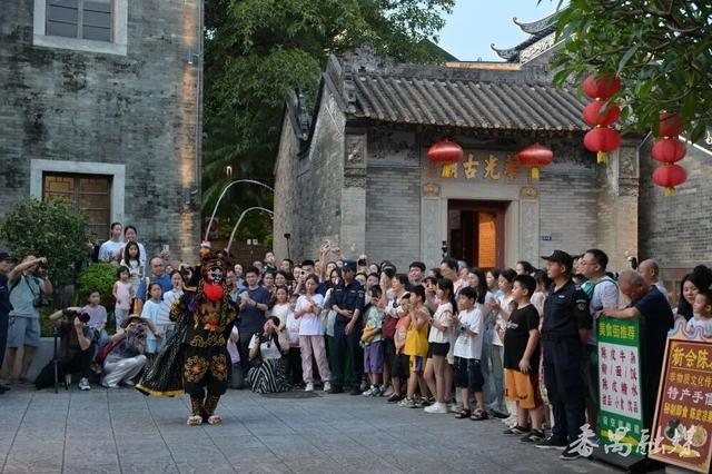 非遗+光影！番禺岭南印象园夜游精彩不断