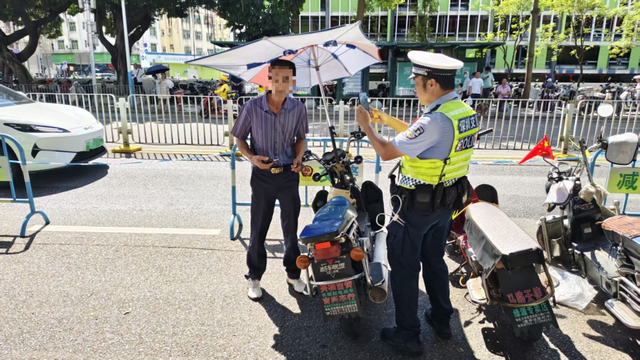 深圳全市严查带篷电动车