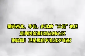 卫星视角看中国｜“绿色长城”图片