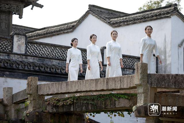 “小梧桐”志愿者首次亮相濮院古镇