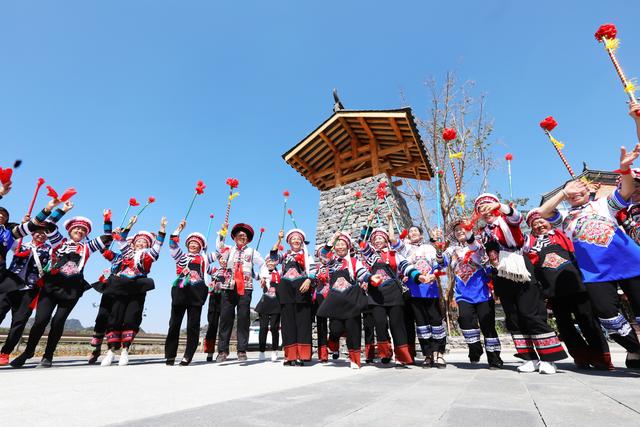 非遗“太平节”闹热普者黑 白族风情醉游人
