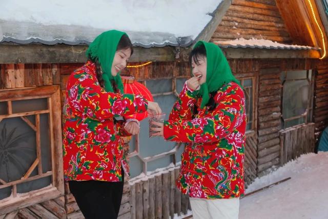 昼夜联动|梅花山滑雪场：各种NPC大型打卡秀