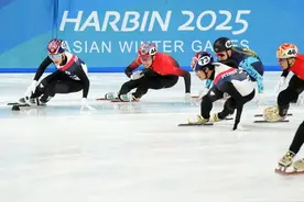 话题｜争议判罚挡不住中国男子短道速滑崛起雄心图片