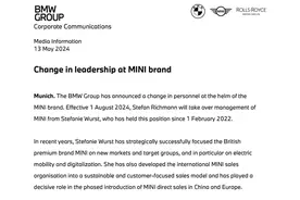 都市车界|宝马MINI官宣换帅图片