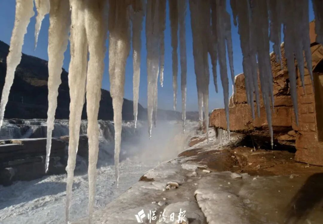 中国文旅看山西：冰峰倒挂风光异 黄河冬韵免费赏 壶口惠民引客来