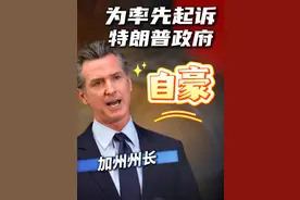 “为率先起诉特朗普政府感到自豪” 加州州长痛批美关税政策图片