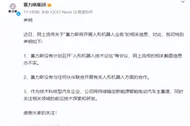 赛力斯集团否认开展人形机器人合作图片