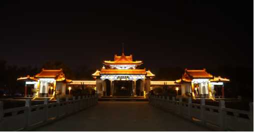焕新归来！沂水东皋公园：四季有景夜有光 古塔生辉美出圈