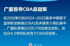 4:2胜北京  浙江广厦首夺CBA总冠军图片