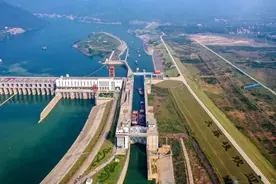 年度检修完成 大藤峡水利枢纽船闸恢复通航图片