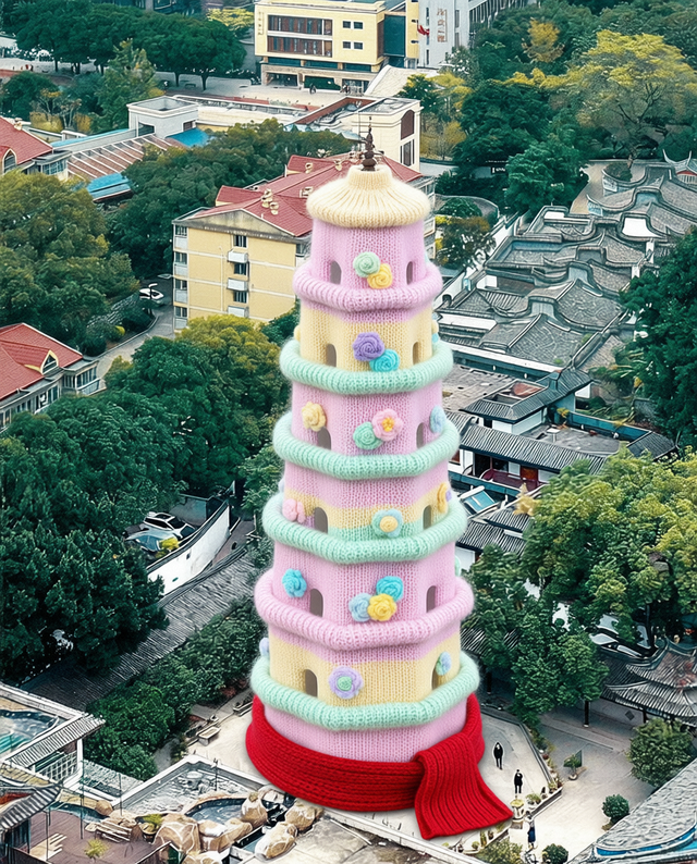 降温了！福州景点集体“穿”毛衣啦！