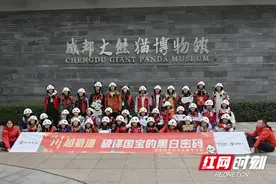 湖南“小辣椒”成都冬令营丨与大熊猫对话，破译国宝的黑白密码图片