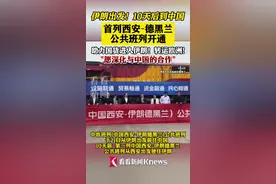 首列中国西安-伊朗德黑兰公共班列开通图片