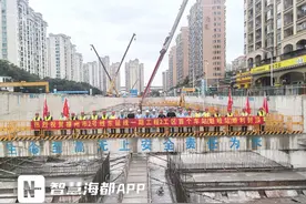 福州地铁2号线东延线又一站点顺利封顶！图片