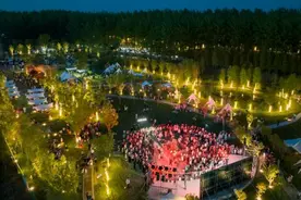 利辛县马店孜镇：“篝火晚会”引爆乡村旅游“热潮”图片