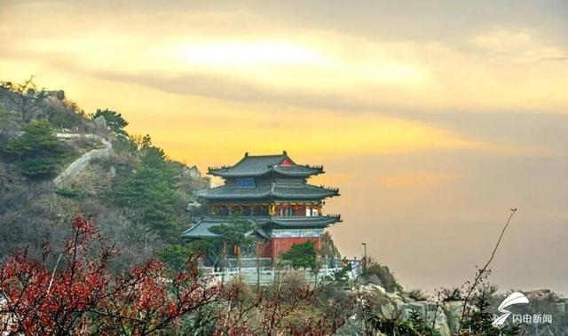 组图丨岱宗初冬暖光漫 红果松影醉游人