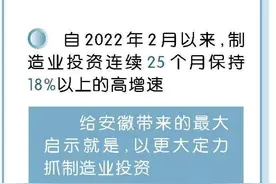 安徽制造业投资何以连续25个月高增长？图片
