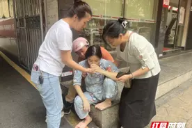 孕妇突然晕倒街头，北湖区文化路社区片长及时救助图片