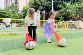 足球“踢进”幼儿园 体教融合促成长图片