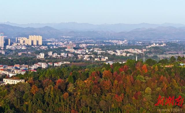初冬山乡 美如画卷