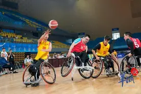 2024年全国轮椅篮球锦标赛在清远开赛，广东队双喜临门图片