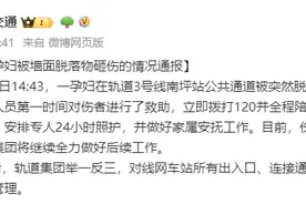 重庆通报孕妇被轨道3号线南坪站公共通道墙砖砸伤：伤者仍在救治中图片