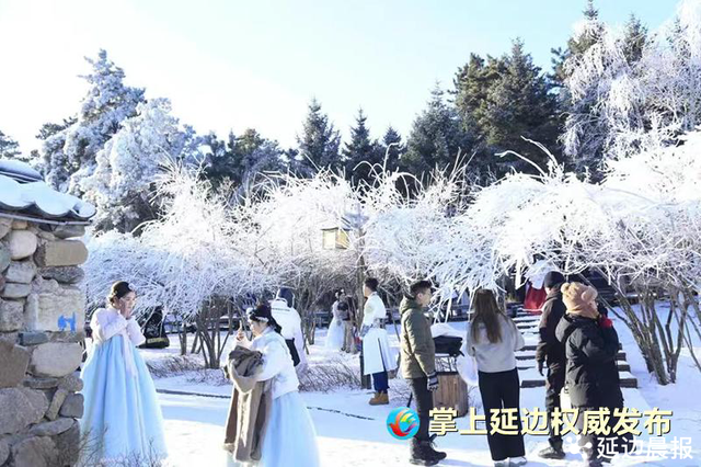 延边下雪了！冰雪仙境等你来