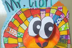 绘画：狮子｜烟台中小学生“才艺秀”作品选登图片