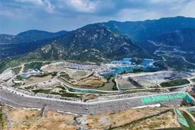 蓄能山水间 国网新源山东泰安二期抽水蓄能电站建设正酣图片