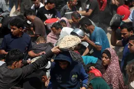 美以“插手包揽”加沙人道物资分发图片