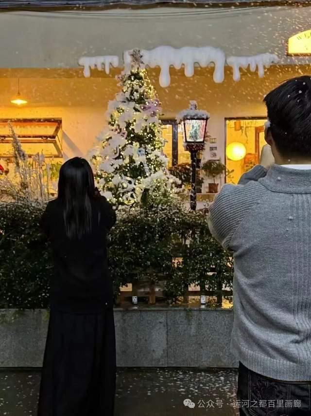 大雪突袭淮安，水渡口变身“雪渡口”！