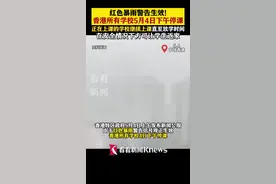 红色暴雨警告生效 香港所有学校5月4日下午停课图片