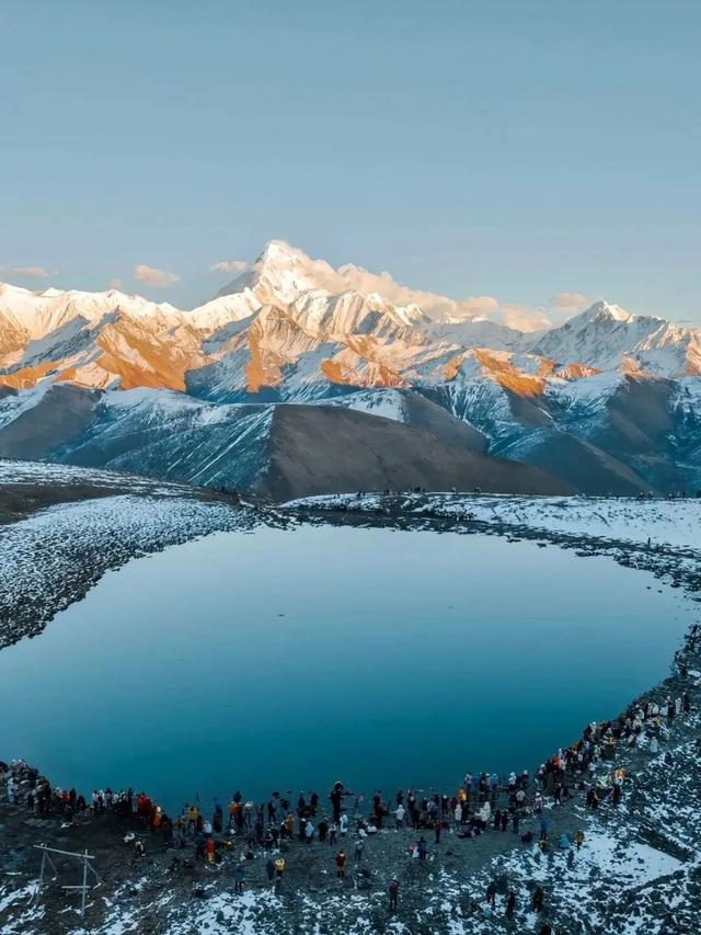 冬天的贡嘎才是真绝色！