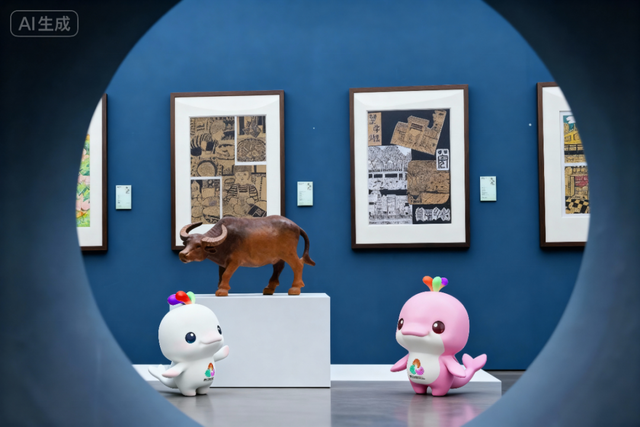 萌物来袭，“喜洋洋”和“乐融融”玩转望牛墩！