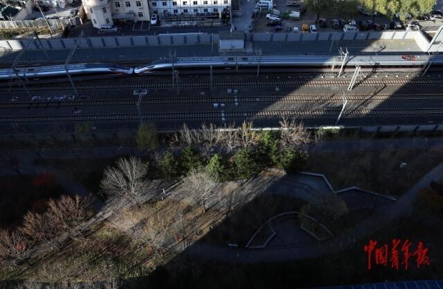 北京中轴线旁的初冬