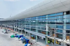 长乐机场新航站楼“外衣”穿好了 可抗17级超强台风图片
