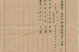 【记忆】1955年苍溪县户口簿史料呈现新中国成立初期的户口管理变迁图片