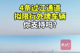 4条过江通道拟早晚高峰限行外牌车辆，南京交警发布问卷等你来支招图片