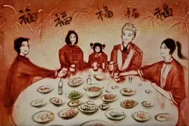 创意沙画丨指尖上的年俗年味图片