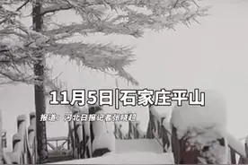 石家庄驼梁迎来临冬初雪！河北大范围雨雪开始，持续至……图片