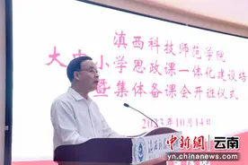 滇西科技师范学院开展大中小学思政课一体化建设培训图片