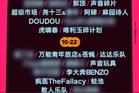 终于来了！2023贵阳草莓音乐节，首批阵容公布图片
