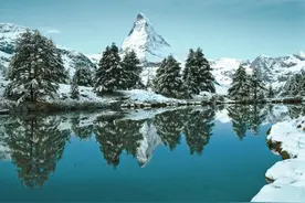 采尔马特冬季仙境，让你爱上瑞士冬天。图片