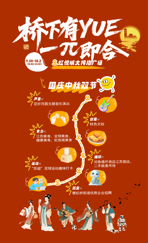 这个中秋，“桥下有YUE”与您“一π即合”
