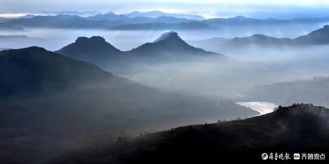 临沂蒙阴，立冬启序云海漫崮