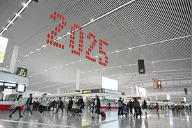 重庆江北机场迎来春运客流高峰图片