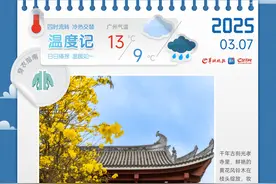 早春三月广“冻”人上线，今日广州气温再下探｜温度记图片