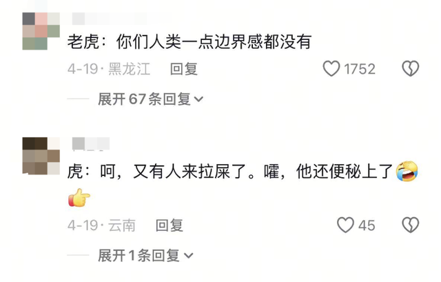 和老虎“面对面”上厕所？网友吵翻！动物园回应